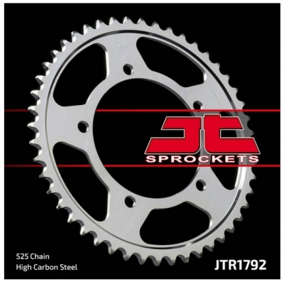 JT JTR1792.47 - звезда задняя для SUZUKI DL 650 V-STROM 2004-2024, 47 зубцов, 525 шаг