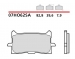 Колодки тормозные дисковые BREMBO 07HO62SA (MCB888)