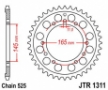 JTR1311.45 - звезда задняя HONDA NTV 650 BRO'S 1988-1991, NT/NTV/VFR 400 1987-1991, 525 шаг, 45 зубьев