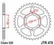 Задняя звезда JT JTR478.43ZBK для Kawasaki Z750, ZX-6R