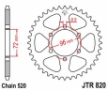 JT JTR820.42 - звезда задняя SUZUKI DR 250 1982-1987, SP 250 1982-1985, DR 370 1978-1979, SP 370 1977-1982