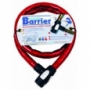Трос противоугонный Oxford Barrier Armoured Cable Lock Red