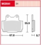 Колодки тормозные дисковые LUCAS MCB541