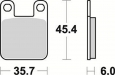 Колодки тормозные Braking BR 621SM1