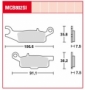 Колодки тормозные дисковые TRW LUCAS MCB802SI