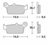 Колодки тормозные Braking BR 701CM44
