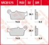 Колодки тормозные TRW/LUCAS MCB575SI