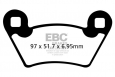 EBC FA354R - колодки тормозные дисковые для POLARIS RANGER 500/700/800/900 