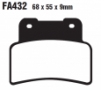 Колодки тормозные дисковые EBC FA432HH