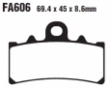 Колодки тормозные дисковые EBC FA606HH