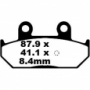 Колодки тормозные дисковые EBC SFA412HH