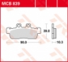Колодки тормозные дисковые LUCAS MCB839