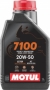 Motul 7100 4T 20W50 1 литр - Высококачественное моторное масло для мотоциклов. 100% Synthetic, Ester Technology.