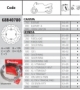 BREMBO 68B40780 - тормозной диск задний для мотоциклов HONDA XRV, HONDA XL, HONDA SH, HONDA FORZA, HONDA CB