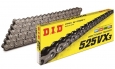 Цепь приводная DID 525VX3 - 110 звеньев, 525 шаг, 400-1000cc Цепь приводная DID 525VX3-110 звеньев, для мотоцикла 400-1000cc