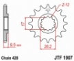 JT JTF1907.13 - звезда передняя (ведущая) KTM SX 85 2003-2017, HUSQVARNA TC 85 2014-2017, под 428 цепь, 13 зубьев