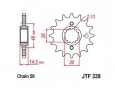 JT JTF339.17 - звезда передняя VFR750, VFR800, CB750, CB1300SF, X4, CBR1000F, CBR1100XX (530 цепь, 17 зубьев)