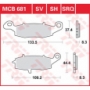 TRW LUCAS MCB681SH задние дисковые тормозные колодки для мотоциклов