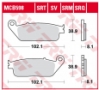 TRW LUCAS MCB598SV - передние дисковые тормозные колодки для мотоциклов Колодки тормозные дисковые TRW LUCAS MCB598SV
