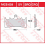 TRW LUCAS MCB659SRQ - колодки тормозные дисковые