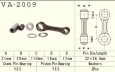 Шатун VESRAH VA-2009 для YAMAHA YFS 200 1988-2006