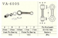 Шатун VESRAH VA-6005 VESRAH VA-6005 - шатун YAMAHA YZ 125 1986-1996