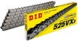 DID 525VX3- 108ZB - цепь для дорожных и внедорожных мотоциклов 400-900cc, 525VX D.I.D, 108 звеньев