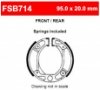 Колодки тормозные FERODO FSB714