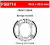 Колодки тормозные FERODO FSB714