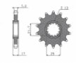 Sunstar 40815 - звезда передняя HONDA CB 500 1994-2003, CBF 500 2004-2008 (JTF297.15), 525 шаг, 15 зубьев