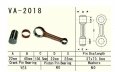 VESRAH VA-2018 - шатун YAMAHA YFM 660 (YFM660) RAPTOR 2002-2005, GRIZZLY YFM 660 (YFM660) 2002-2008