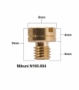 Prox 47.604140/1 - жиклер карбюратора MIKUNI тип N100/604 диаметр 140