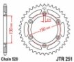 JT JTR251.49 - звезда задняя YAMAHA YZ/YZF/WRF 1999-2018, замена для JTR270.49, JTR245/2.49