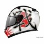 Мотошлем MT Thunder Lightning Battle White-Black-Red L