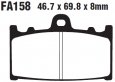 Тормозные колодки EBC FA158