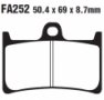 Тормозные колодки EBC FA252