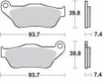 Колодки тормозные Braking BR926SM1