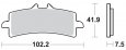 Колодки тормозные Braking BR 930CM55