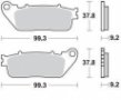 Колодки тормозные Braking BR 942CM56