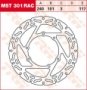 Тормозной диск LUCAS MST301RAC
