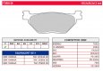 Колодки тормозные дисковые FERODO FDB2126P