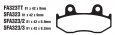 Колодки тормозные дисковые EBC SFA323