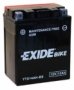 Аккумулятор EXIDE YTX14AH-BS(12А*ч-210А)