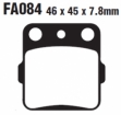 Колодки тормозные дисковые EBC FA084R