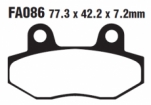 Тормозные колодки EBC FA086 (FDB312)