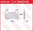 Колодки тормозные дискоые TRW LUCAS MCB703SRQ