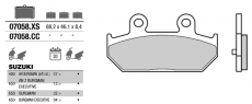 Колодки тормозные дисковые Brembo 07058XS для SUZUKI BURGMAN (FDB2173)