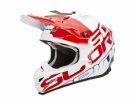 Мотошлем Scorpion VX-15 Evo Air Grid Pearl White-Red-Blue M