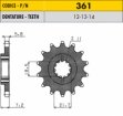 SUNSTAR SS 36113 - звезда на 13 зубов для HONDA CBF250, CRF250, XR250R CB300,CMX300 Rebel, аналог JTF1321.13