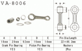 Шатун VESRAH VA-8006 для KAWASAKI KX 80 (KX80) 1992-1997